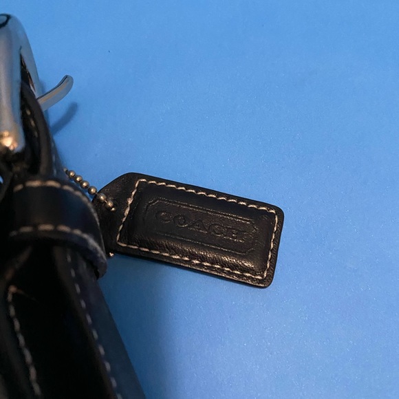 Black and Gray signature Coach print Crossbody - Picture 2 of 5